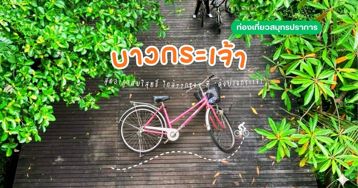 ไป บางกะเจ้า สัมผัสธรรมชาติที่อยู่ใกล้กรุง ปั่นจักรยานเพลิน ๆ เที่ยวชมชุมชน สัมผัสวิถีชีวิต