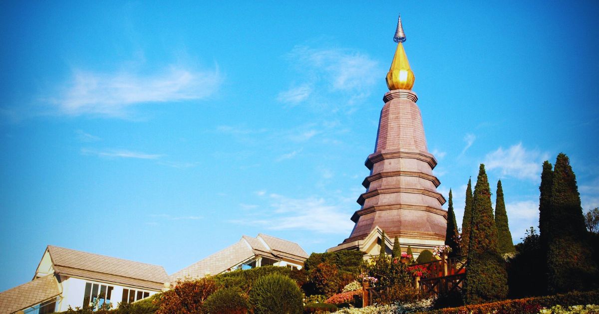 พระธาตุมหาเจดีย์นภเมทนีดล ดอยอินทนนท์ จังหวัดเชียงใหม่